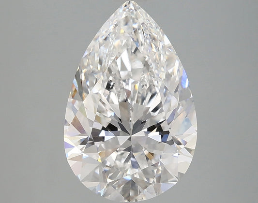 3.01 CT Pear Diamond D VVS2