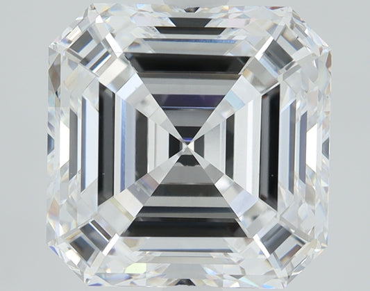 3.42 CT Asscher Diamond F VS1