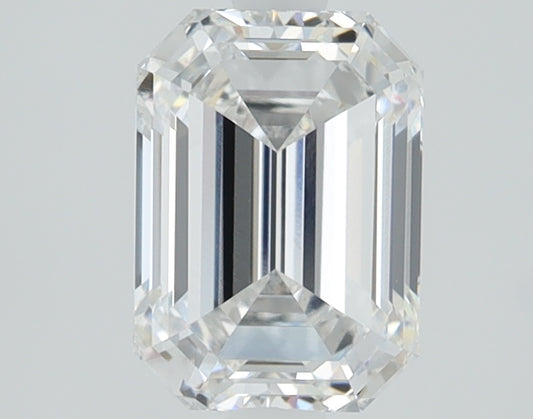 1.55 CT Emerald Diamond F VVS2