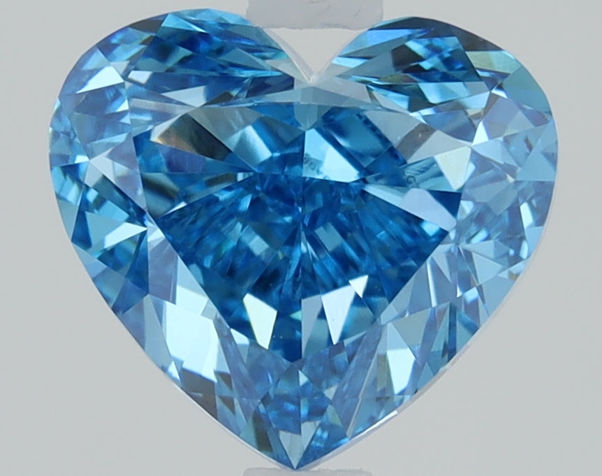 1.58 CT Heart Diamond BLUE VVS2