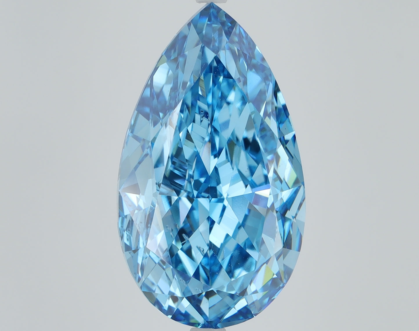 10.01 CT Pear Diamond BLUE VS1