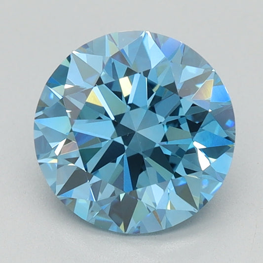 1.52 CT Round Diamond BLUE VS1