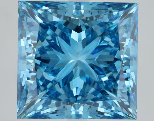 9.04 CT Princess Diamond BLUE VS1