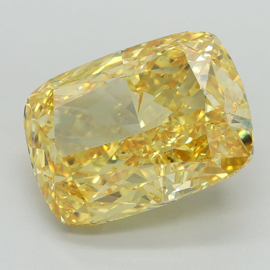 10.06 CT Cushion Diamond YELLOW VS1