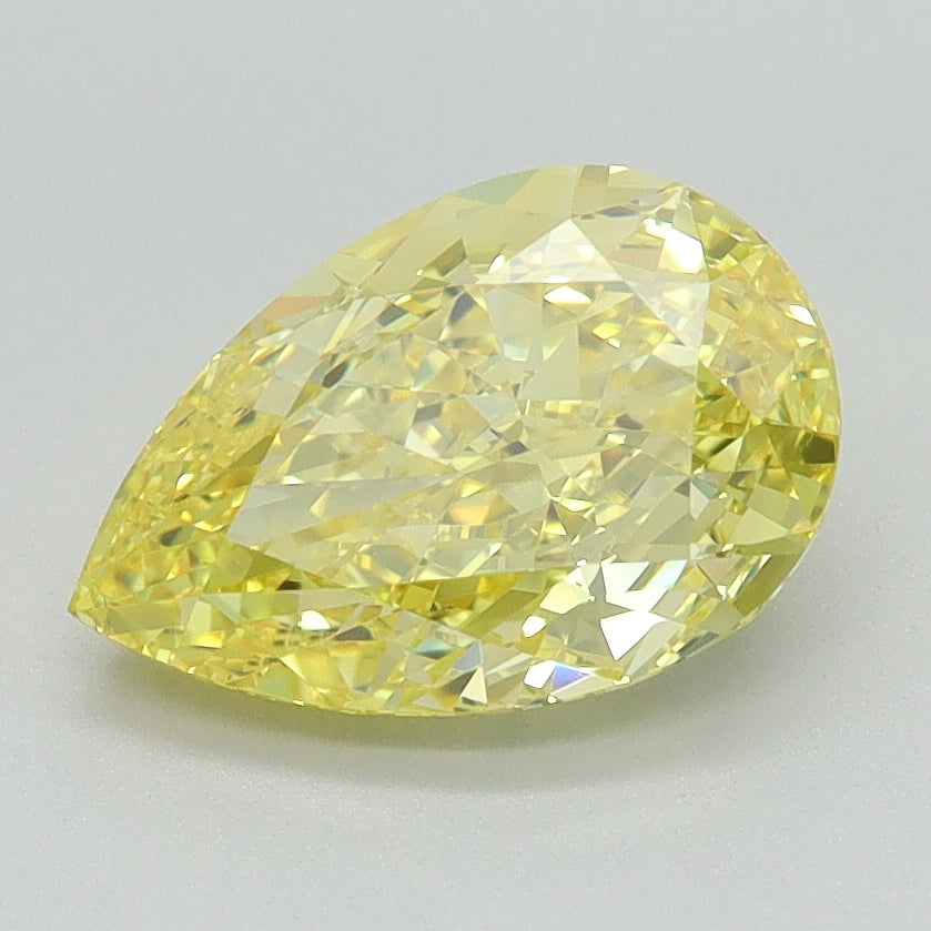 1.77 CT Pear Diamond YELLOW VS1