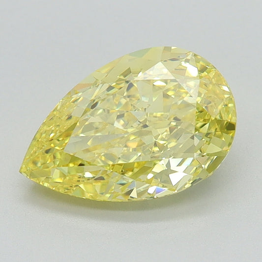 1.77 CT Pear Diamond YELLOW VS1
