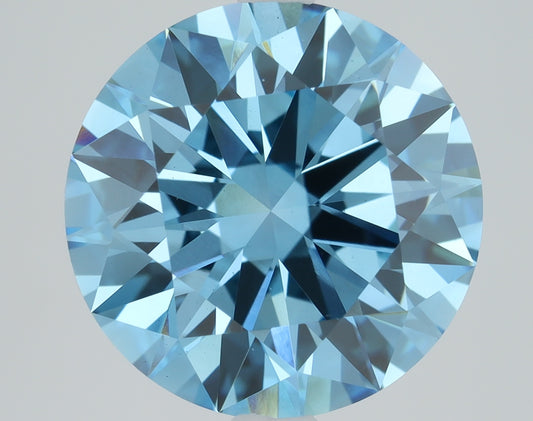 2.59 CT Round Diamond BLUE VS1