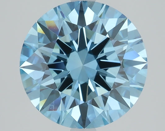2.4 CT Round Diamond BLUE VVS2