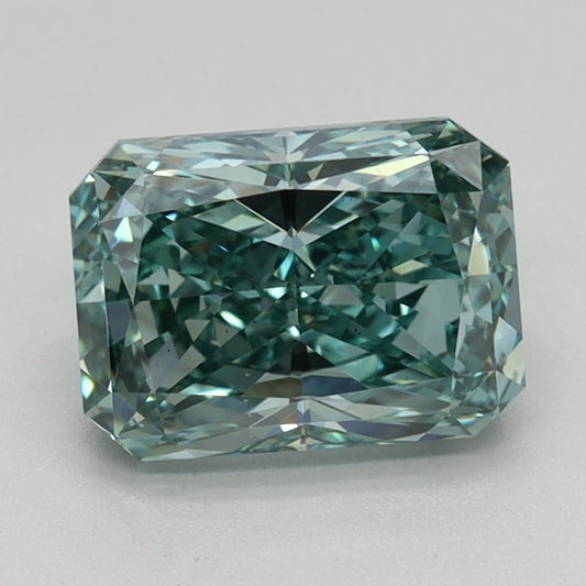 1.52 CT Radiant Diamond GREEN VS1