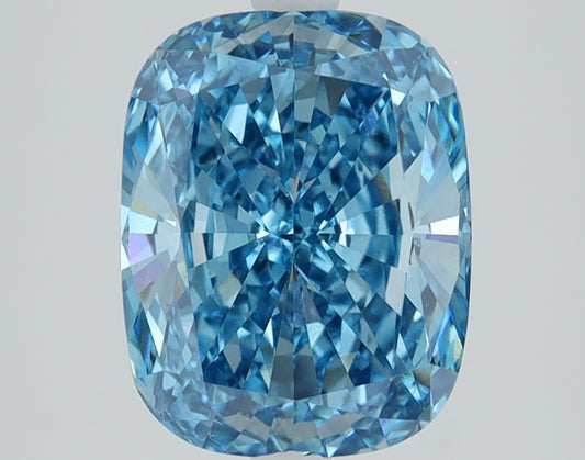 3.01 CT Cushion Diamond BLUE VS1
