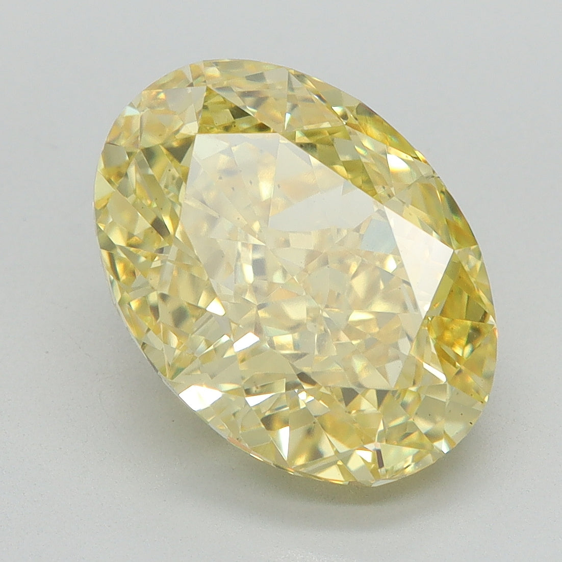 4.51 CT Oval Diamond YELLOW VS1