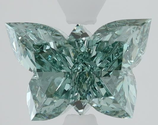 1.92 CT Butterfly Diamond GREEN VS1