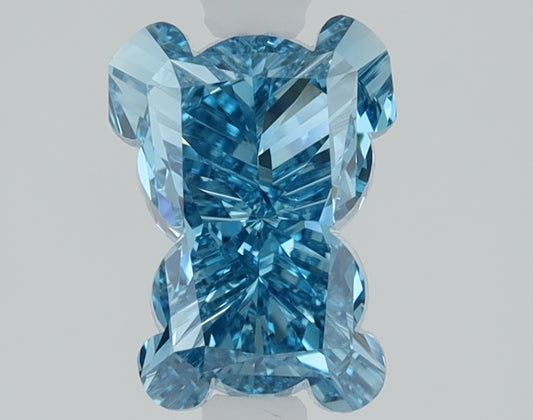 1.05 CT Teddy bear Diamond BLUE VVS2