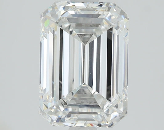 2.01 CT Emerald Diamond D VVS2