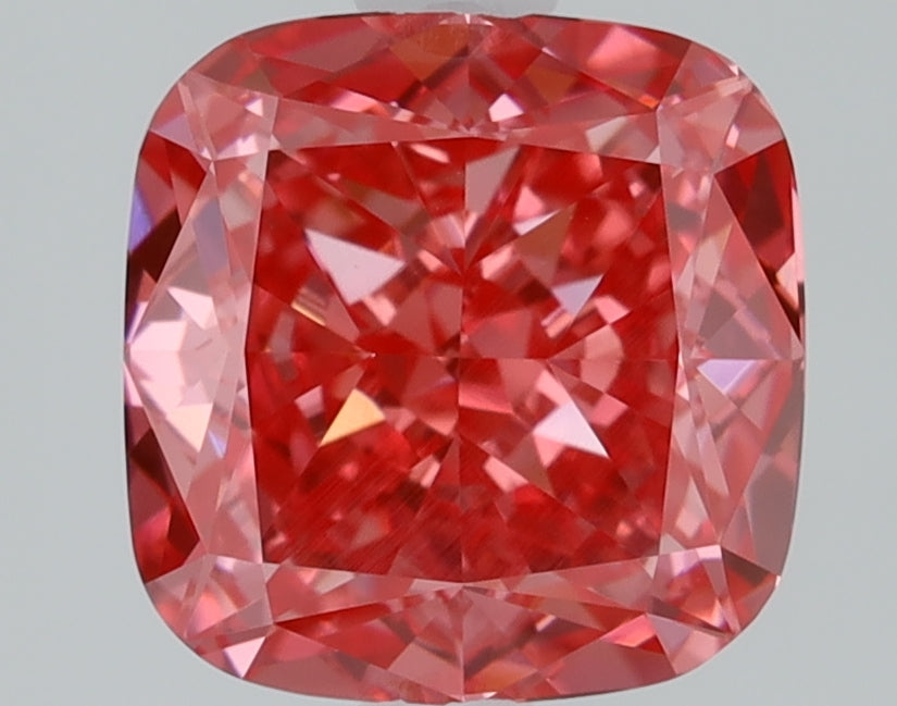 1.57 CT Cushion Diamond PINK VVS2