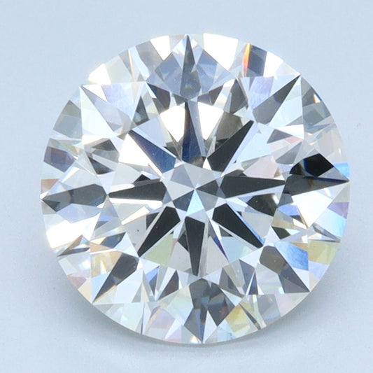 2.95 CT Round Diamond F VS1