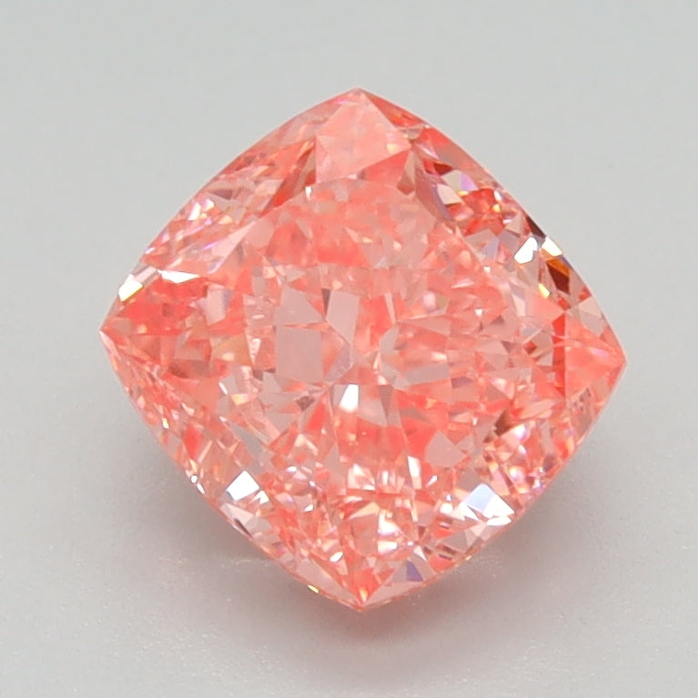 1.58 CT Cushion Diamond PINK VVS2