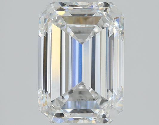 1.58 CT Emerald Diamond D VVS2