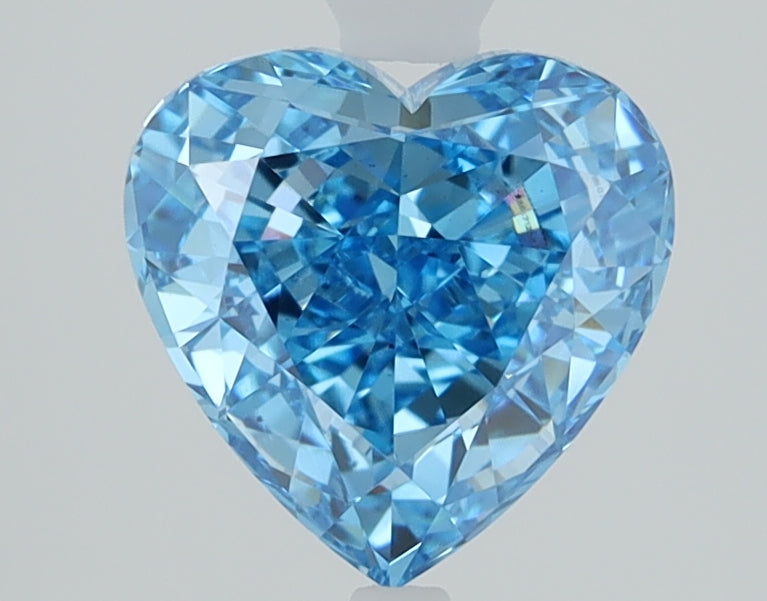 1.59 CT Heart Diamond BLUE VS1
