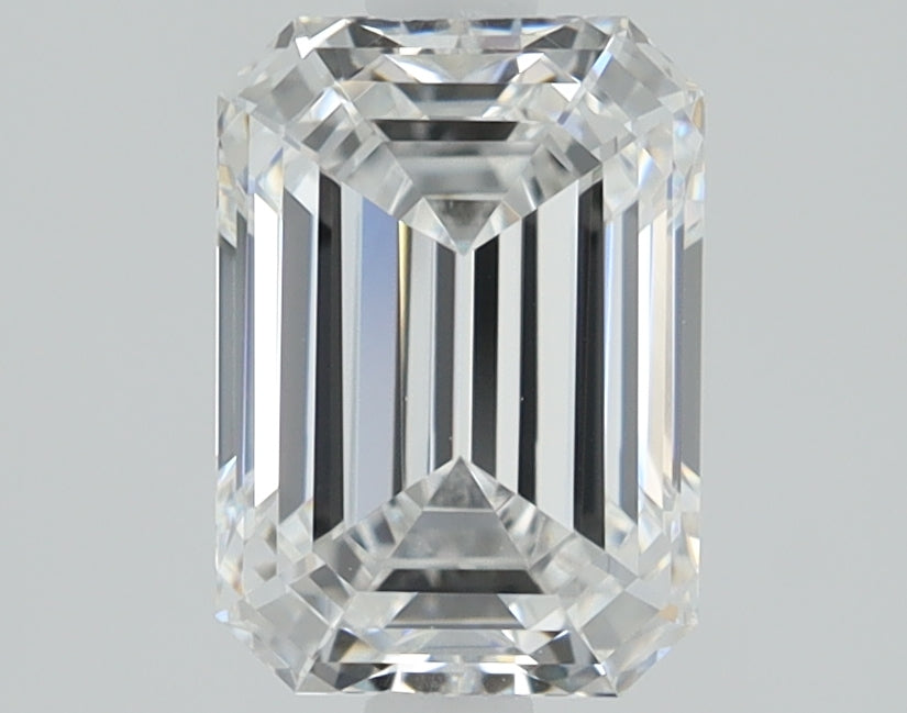 1.42 CT Emerald Diamond D VS1