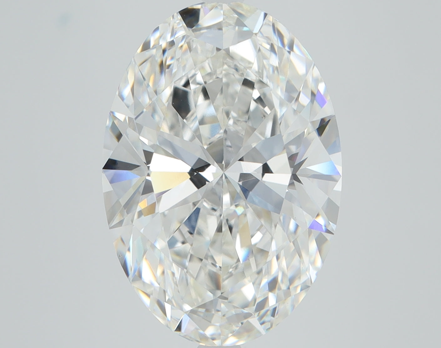 7.01 CT Oval Diamond F VS1