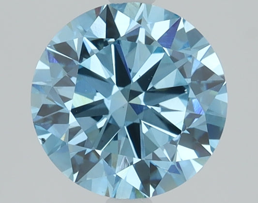 1.7 CT Round Diamond BLUE VS1