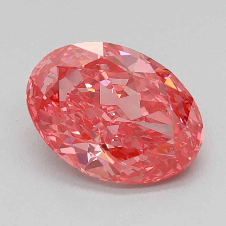 1.05 CT Oval Diamond PINK VS1
