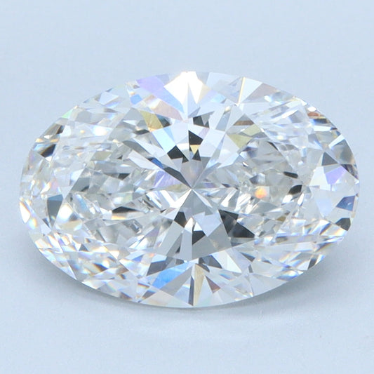 2.37 CT Oval Diamond F VVS2