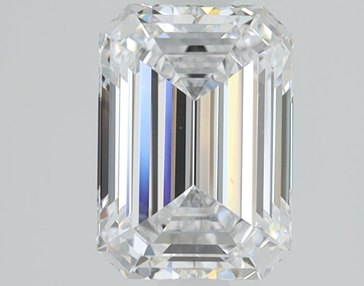 1.05 CT Emerald Diamond D VVS2