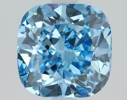 1.52 CT Cushion Diamond BLUE VS1