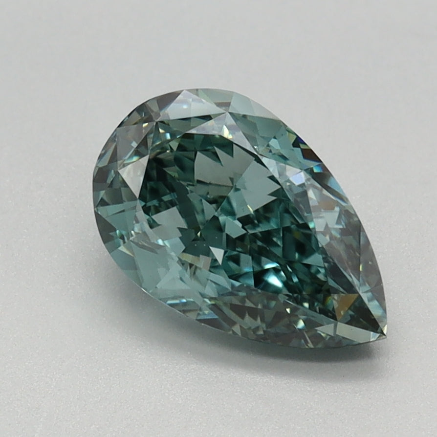 1.19 CT Pear Diamond GREEN VS1