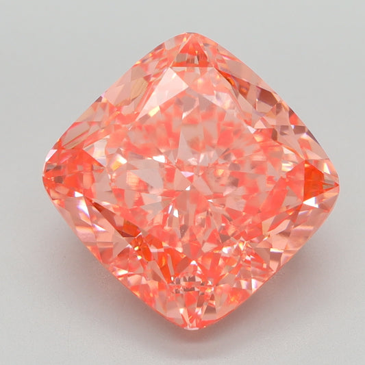 6.54 CT Cushion Diamond PINK VVS2