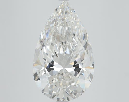 5.04 CT Pear Diamond D VS1