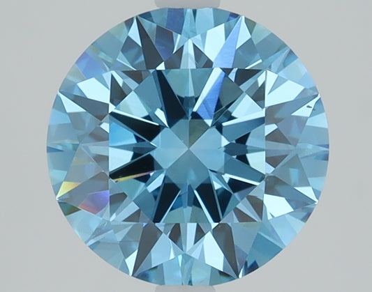 2.16 CT Round Diamond BLUE VS1