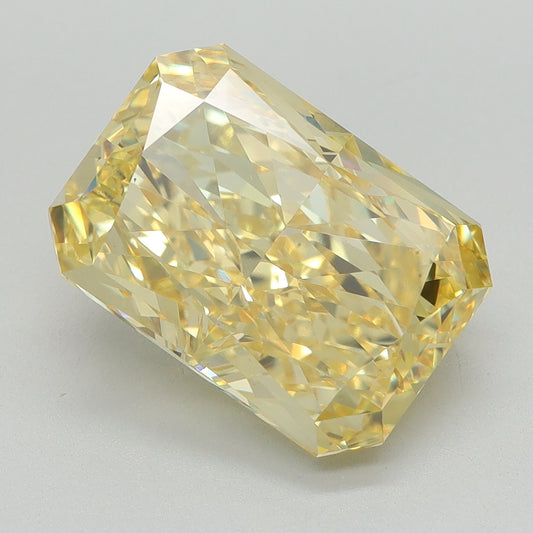 4.52 CT Radiant Diamond YELLOW VS1