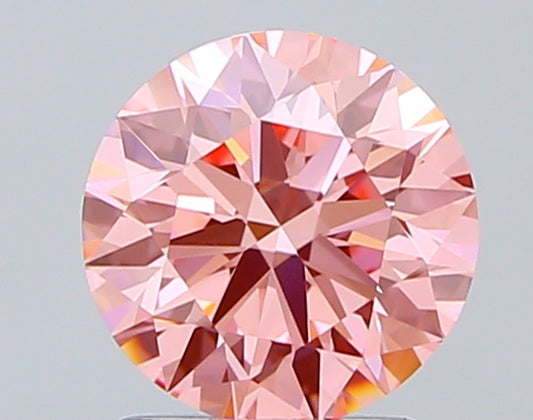 1.53 CT Round Diamond PINK VVS2