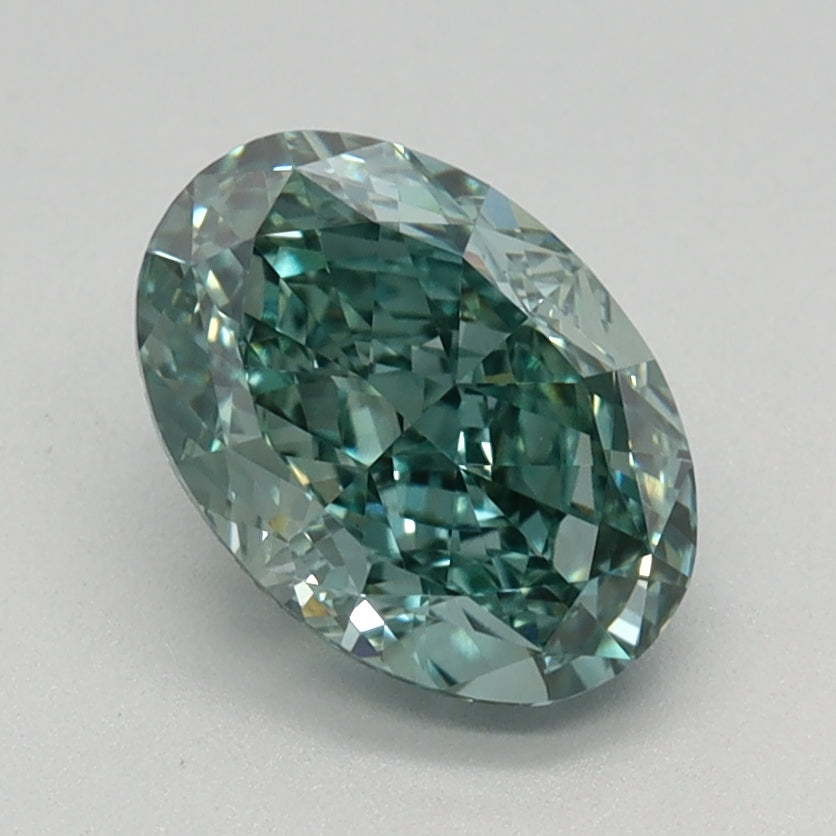 1.4 CT Oval Diamond GREEN VS1