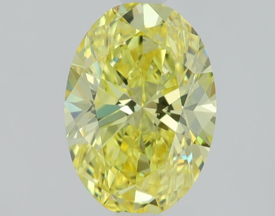 1.01 CT Oval Diamond YELLOW VS1