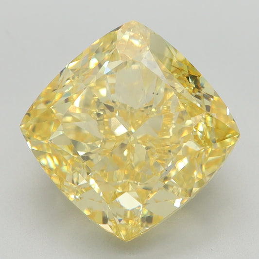 5.24 CT Cushion Diamond YELLOW VS1
