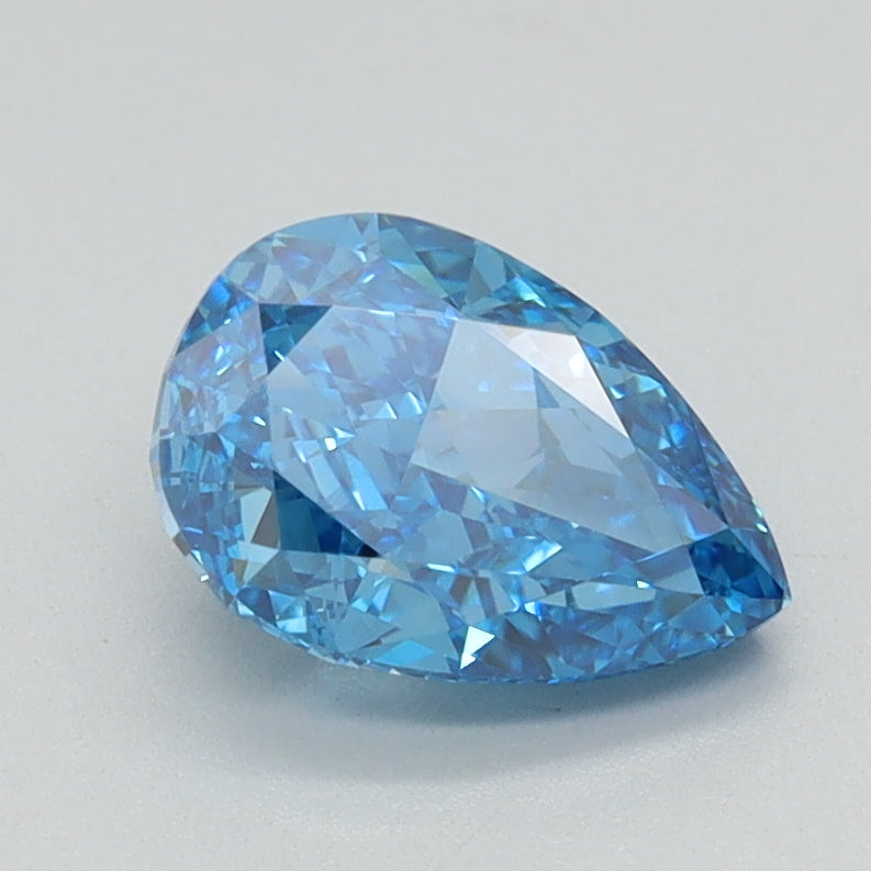 1.05 CT Pear Diamond BLUE VVS2