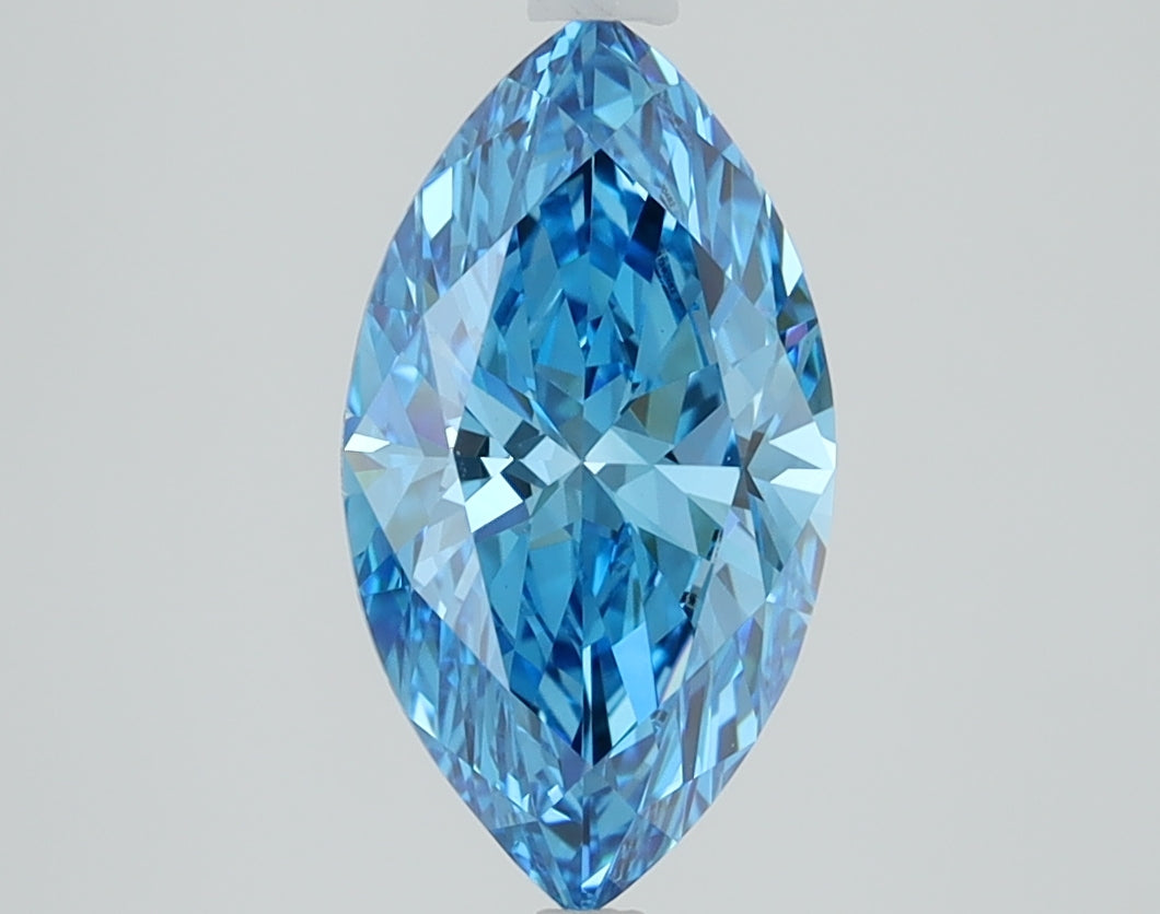 1.55 CT Marquise Diamond BLUE VVS2
