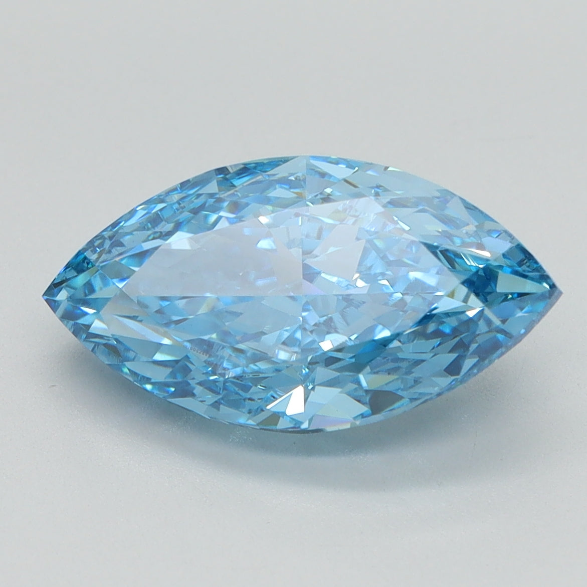 3.04 CT Marquise Diamond BLUE VVS2