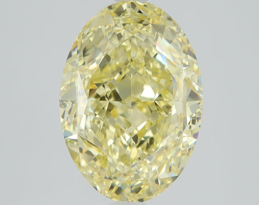 2.69 CT Oval Diamond YELLOW VS1