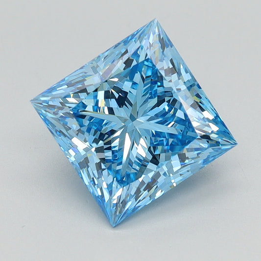 2.09 CT Princess Diamond BLUE VS1