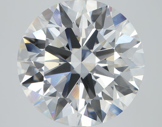 6.03 CT Round Diamond F VVS2