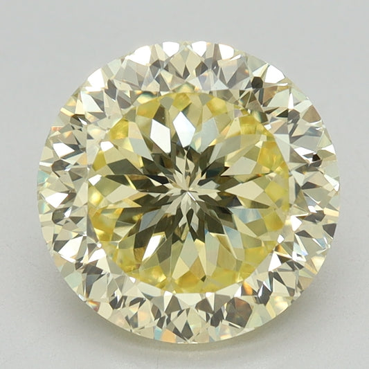 3 CT Portuguese cut Diamond YELLOW VS2