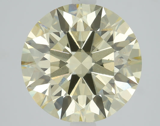 3.01 CT Round Diamond YELLOW VS2
