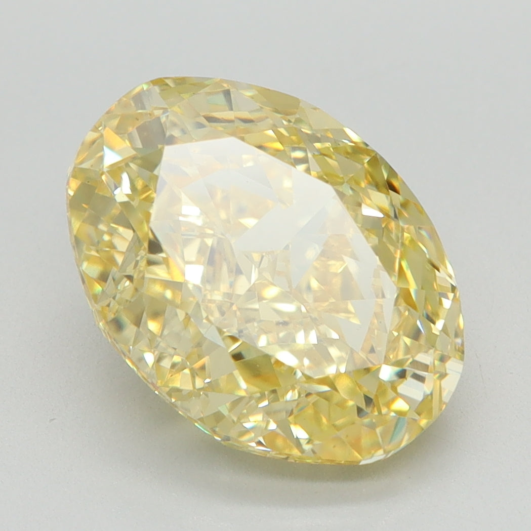 4.01 CT Oval Diamond YELLOW VS1