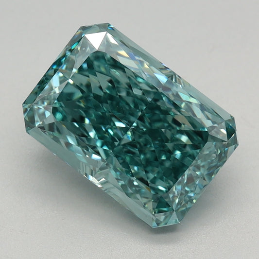 2.24 CT Radiant Diamond GREEN VVS2