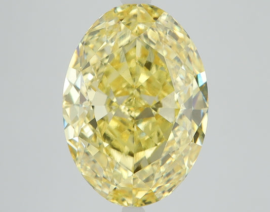5.03 CT Oval Diamond YELLOW VVS2